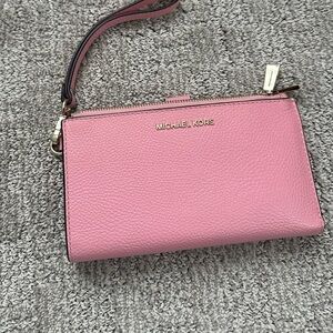 Michael Kors Rose Wristlet Clutch